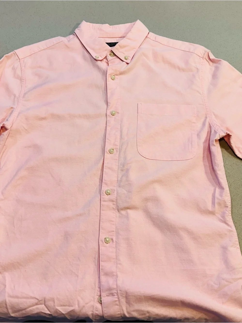 Banana Republic Light Pink Button-Down Shirt